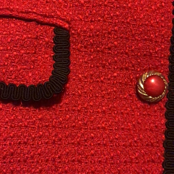 Red Brownstone Studio Blazer - Picture 2 of 3